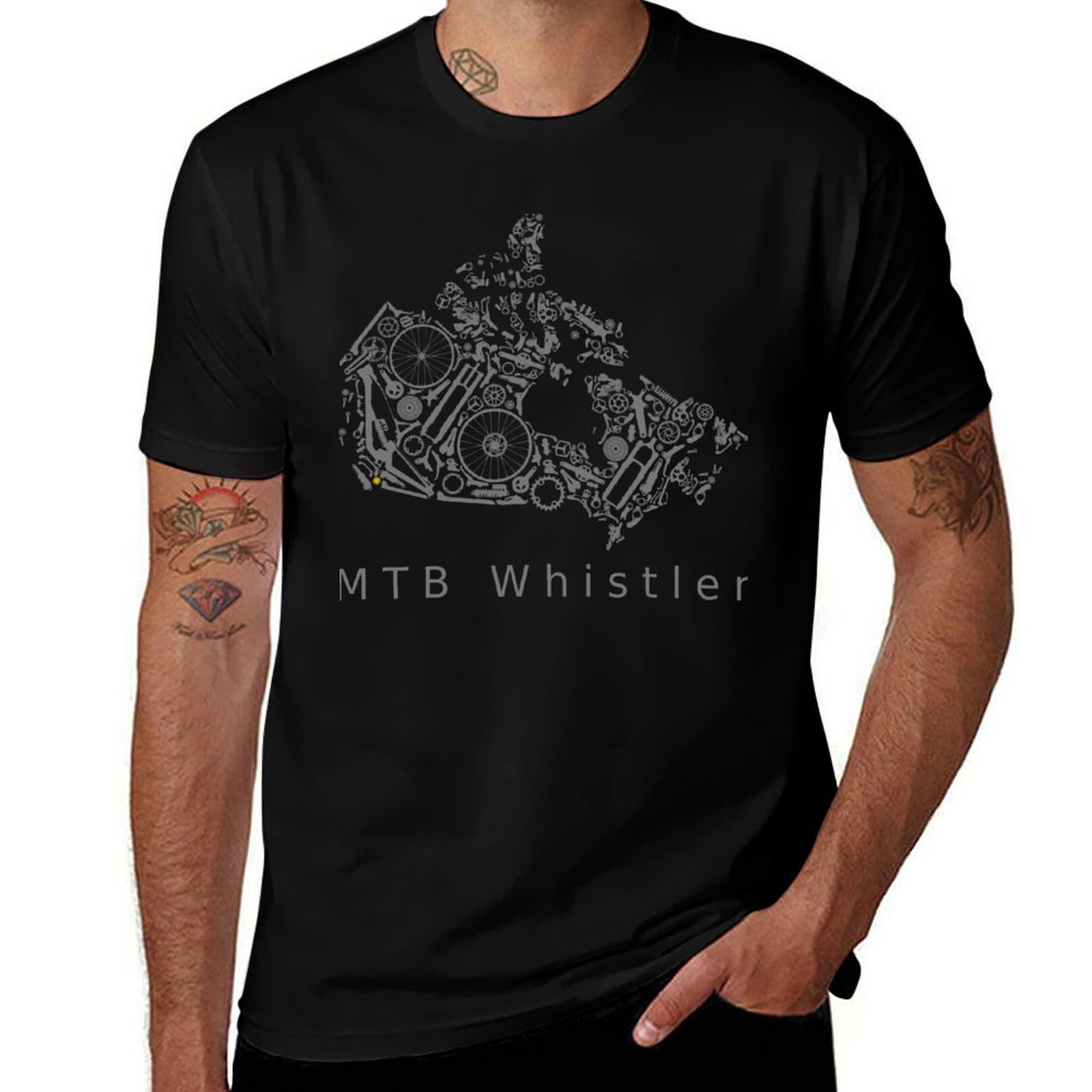 Mountain Biking Whistler - CANADÁ - MTB Whistler, camiseta de