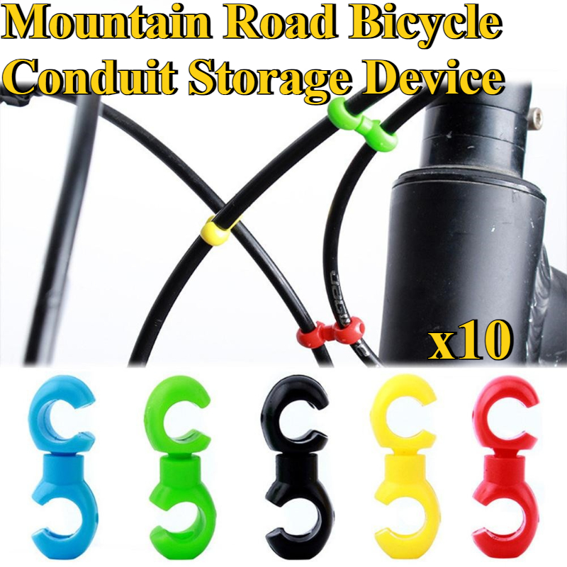 Mountain Biking Kit - Juego de 10 Clips de Plástico