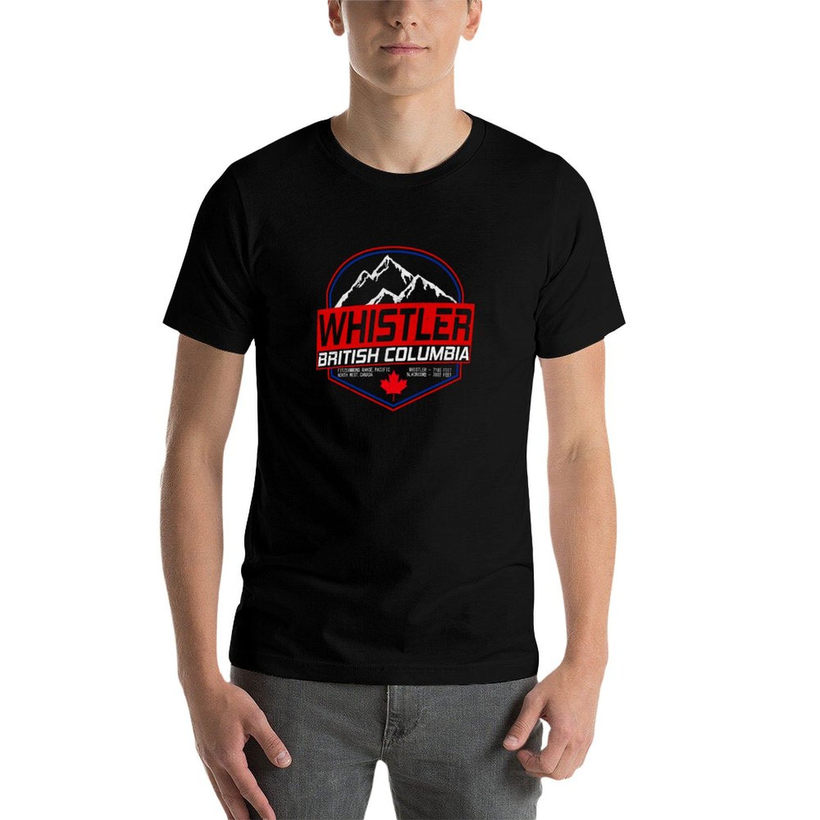 Camiseta retro de Whistler, Co - Mountain Biking Whistler reseña y precio