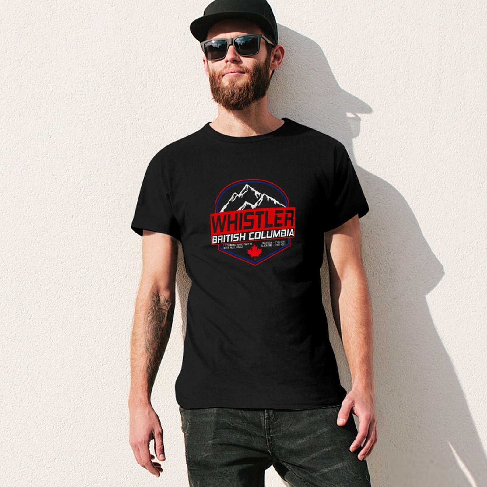 Camiseta Retro Ski Whistler B. - Mountain Biking Whistler reseña y precio
